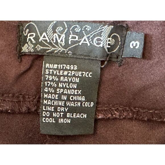 Vintage Y2K Low Rise Brown Slacks Size 3 - Fits like XS - Picture 5 of 11